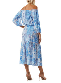 Condor Blue Paisley Dress