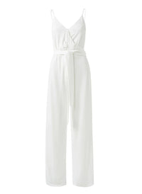 Dru White Jumpsuit Cutout 2023   