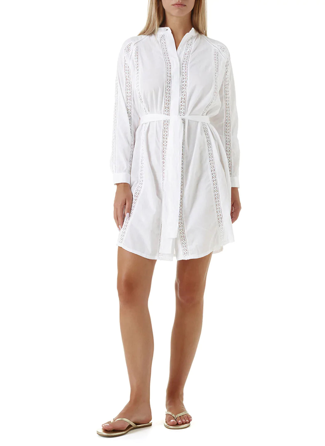 Emily White Dress Model 2023 F  