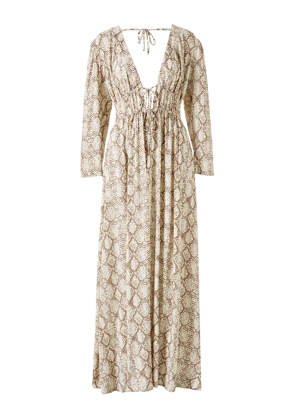 【MELISSA ODABASH】farrah snake-print crepe kaftan MELISSA ODABASH Farrah snake-print crepe kaftan | eBay