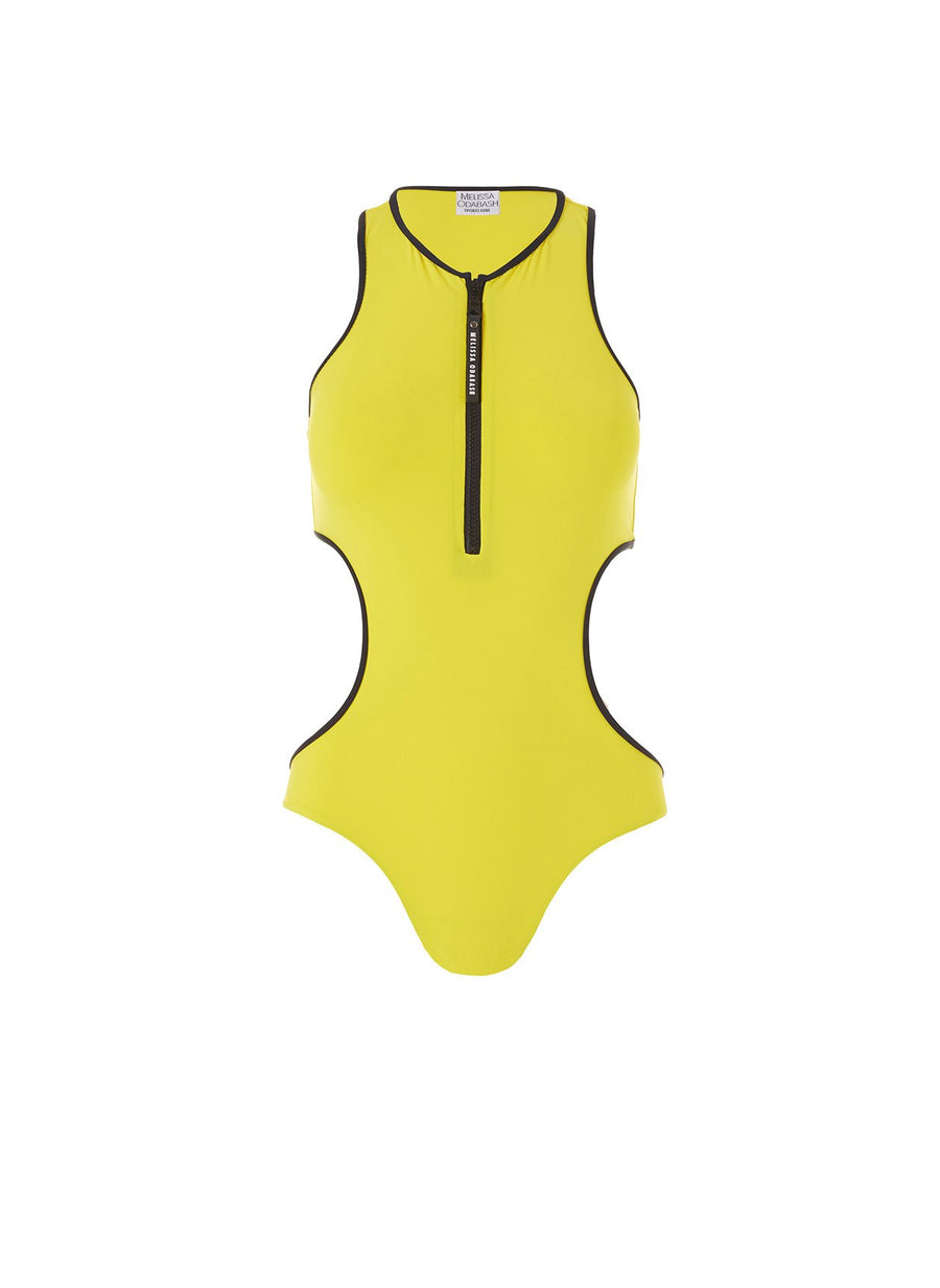 Florida Yellow Sports Cut Out One Piece 2020