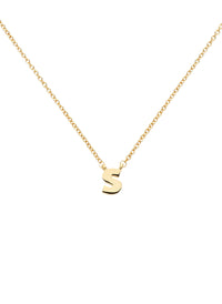 Letter 's' Pendant Necklace