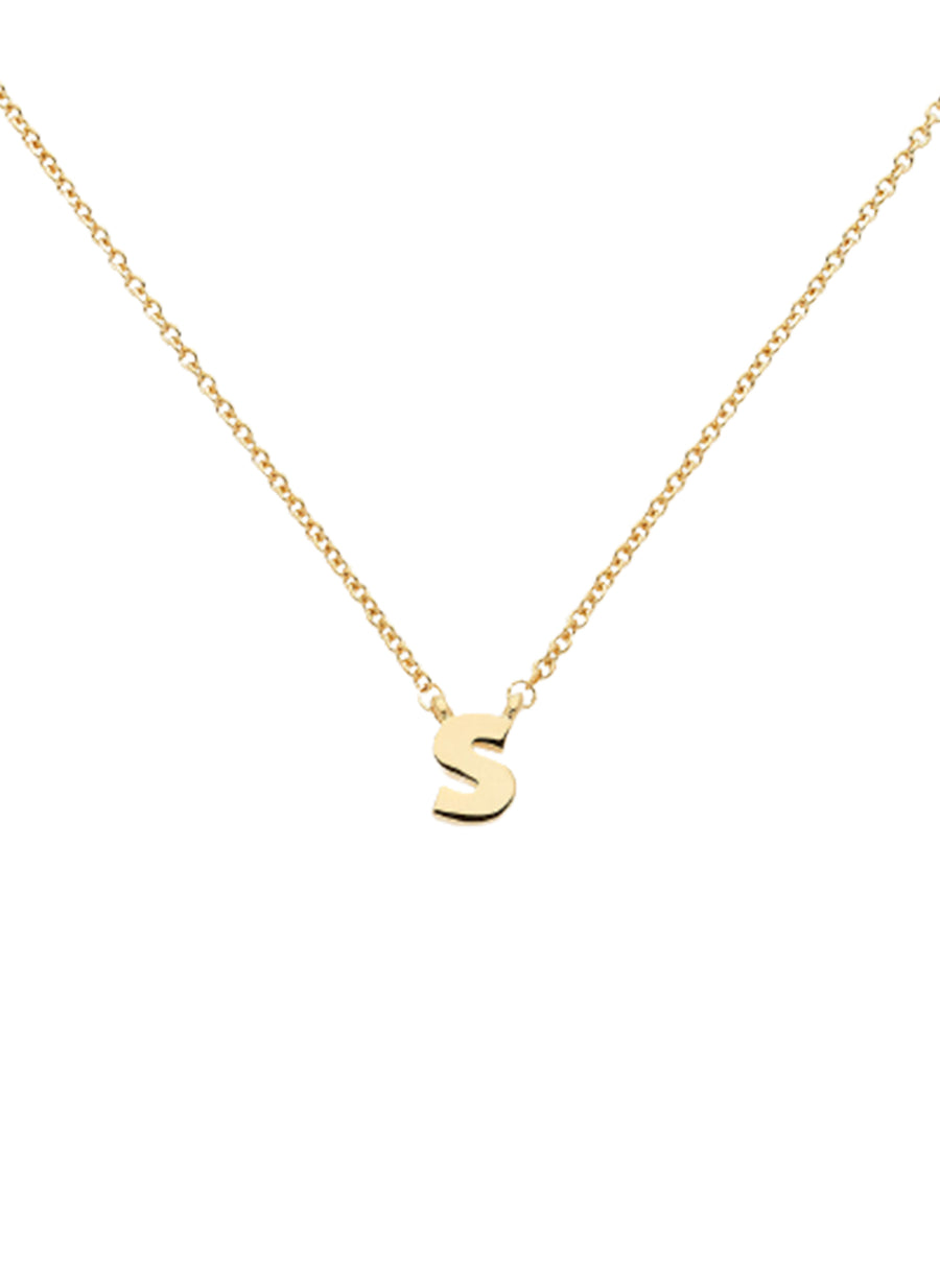 Letter 's' Pendant Necklace