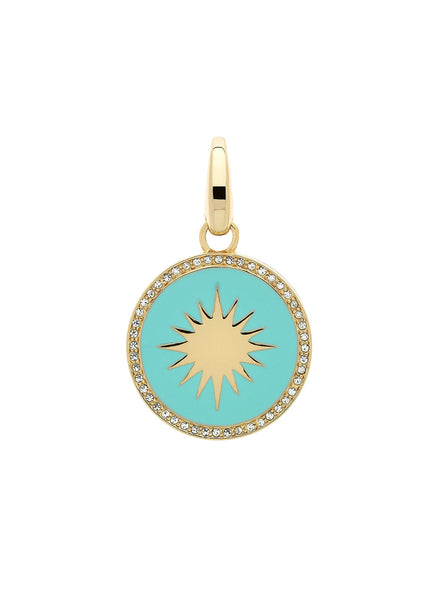 Gold-Turquoise-Charm---  display picture 1