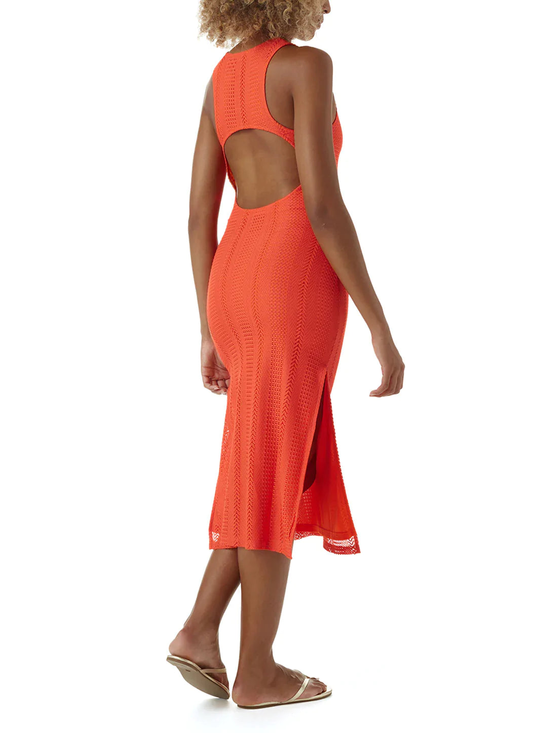 Hailey Apricot Dress Model 2023 B  