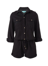 Honour Black Playsuit