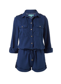 Honour Navy Playsuit