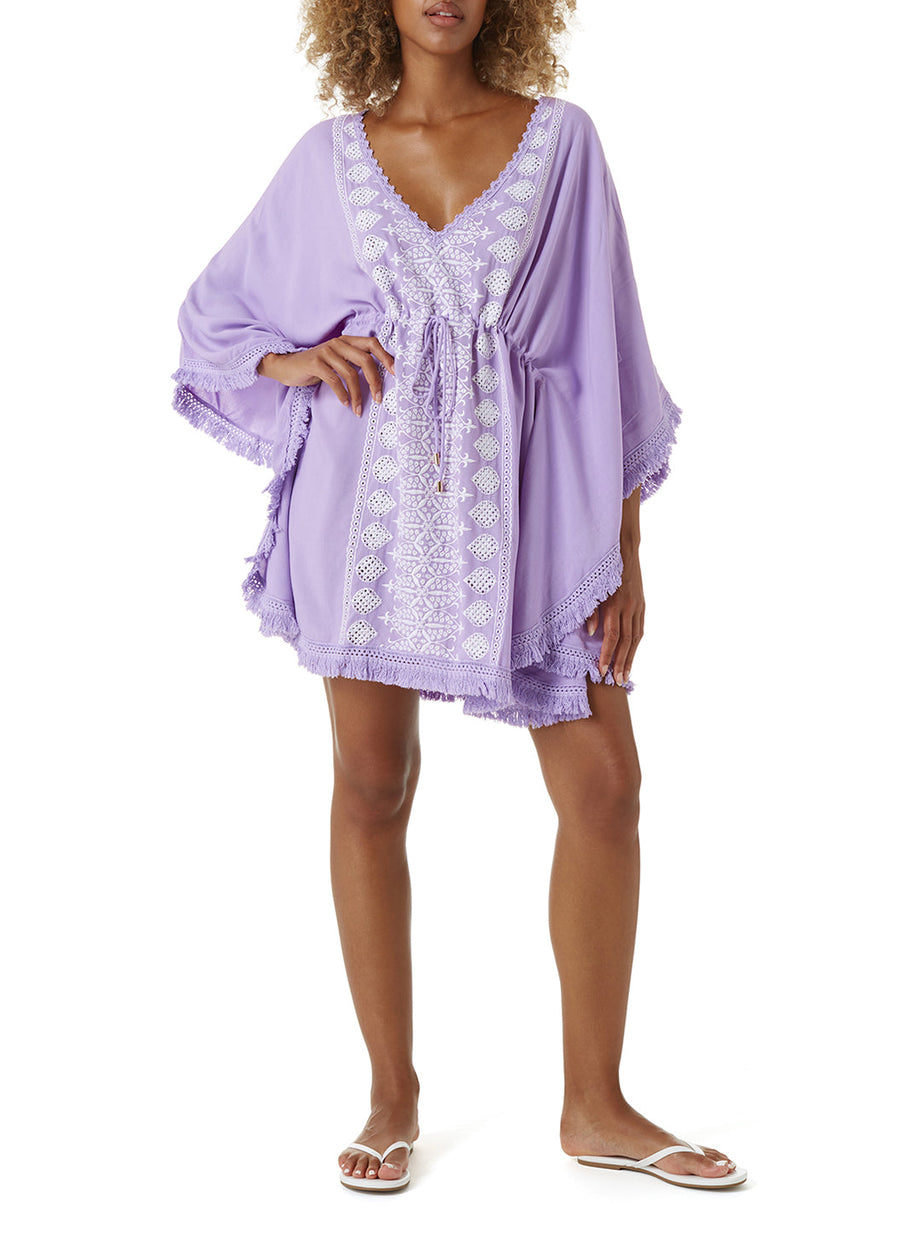 Isabelle_Lavender_White_Kaftan_Model_F