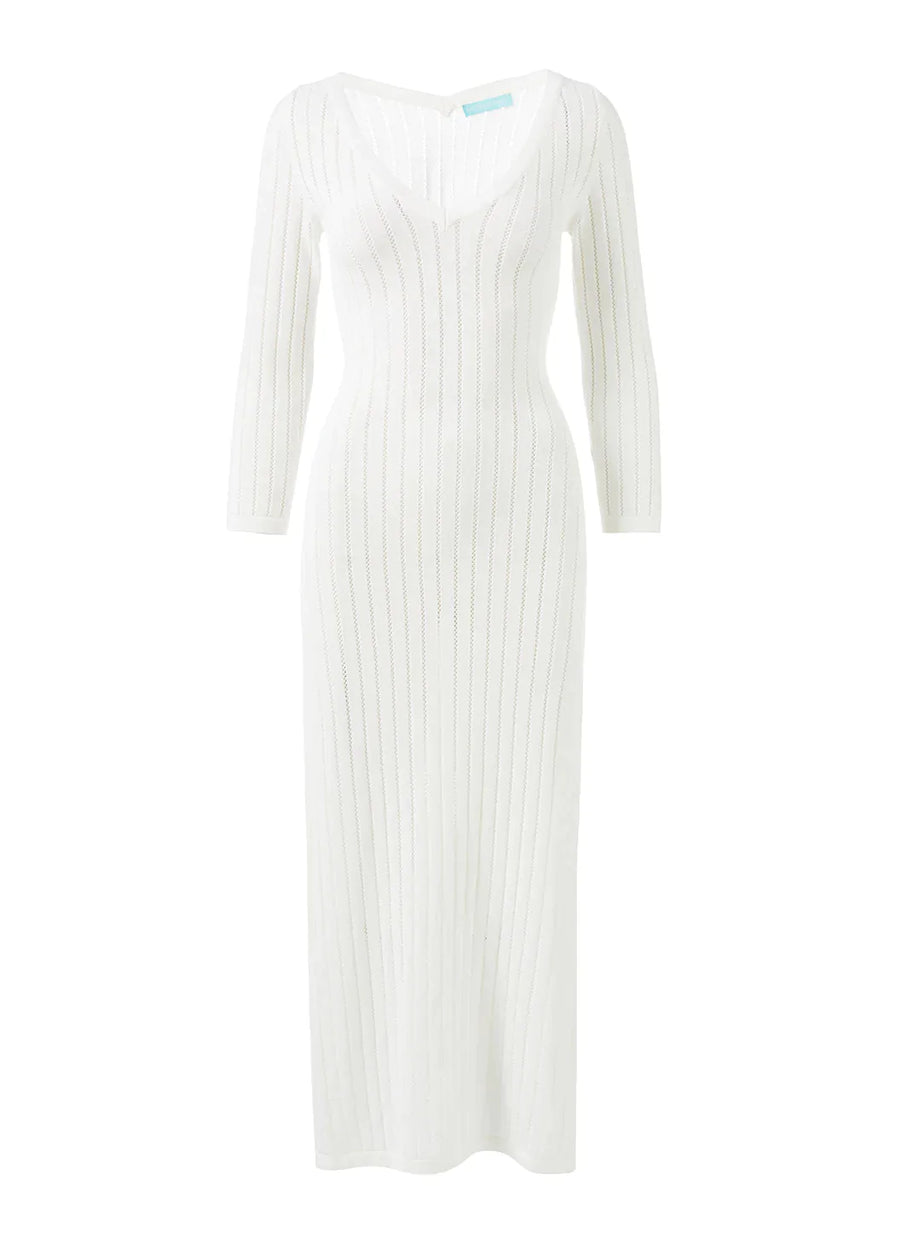 Jade White Dress Cutout 2023   