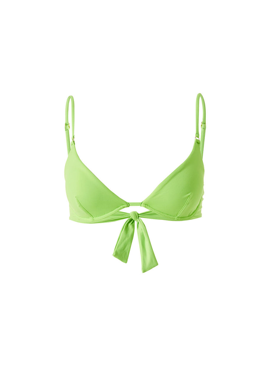 Key Largo Lime Bikini Top Cutout