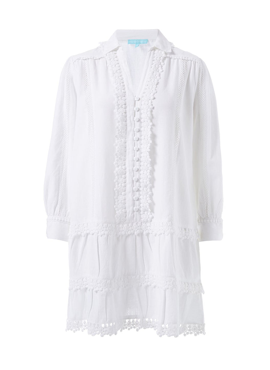 Lucia White Dress CUTOUT