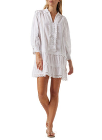 Lucia White Short Dress