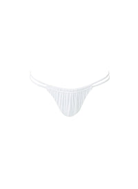 Luxor White Bikini Bottom