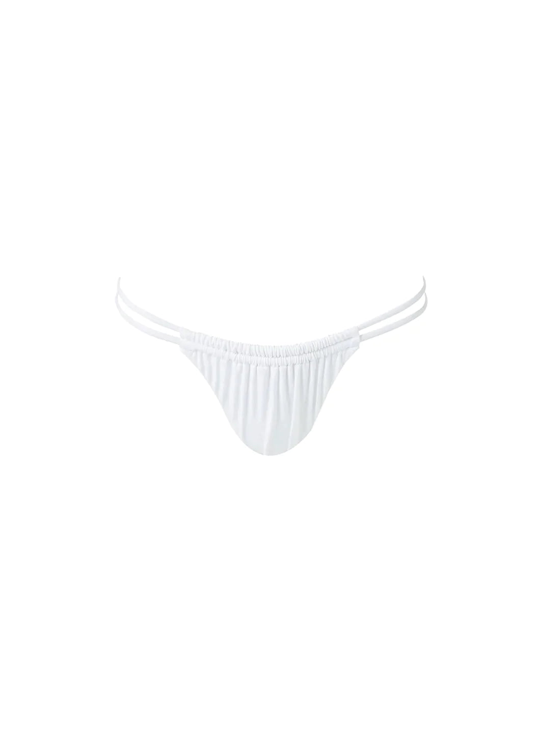 Luxor White Bikini Bottom