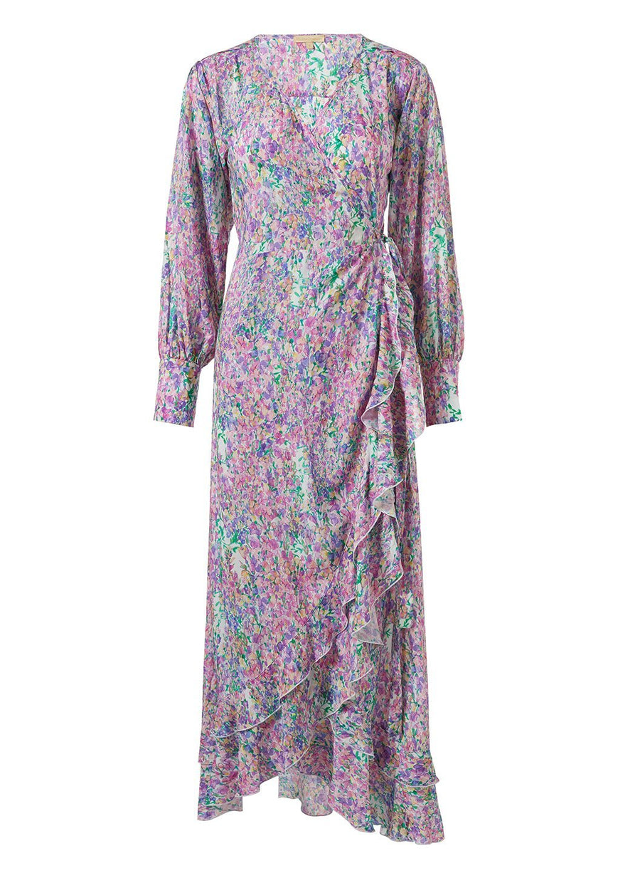 Macaw Bouquet Frill Dress