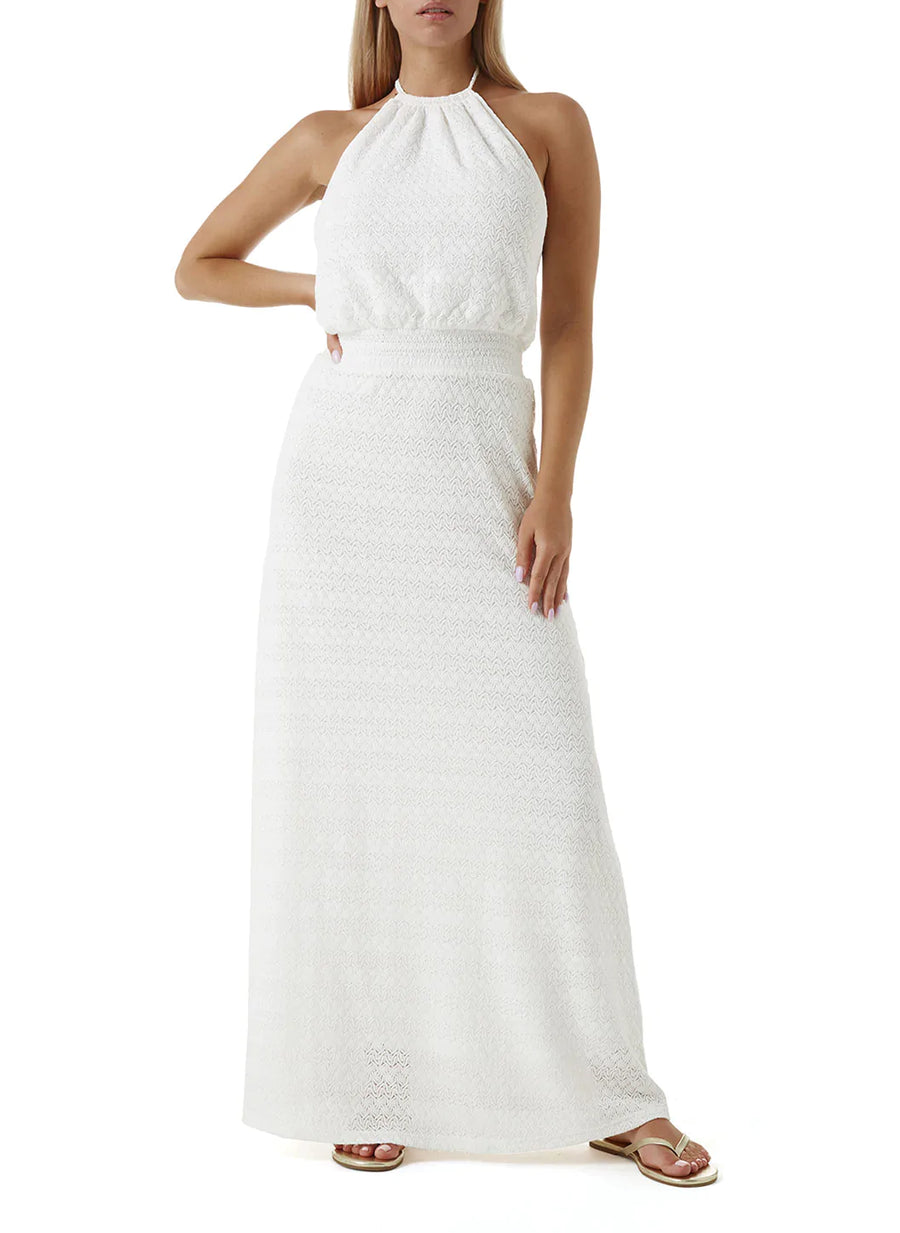 Maeva White Dress Model 2023 F  