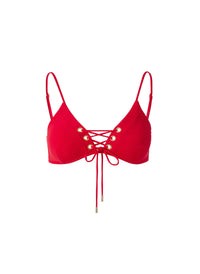 Marrakech Red Bikini Top Cutout 2023  