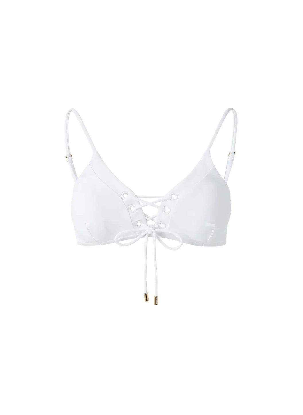 Marrakech White Bikini Top Cutout 2023  