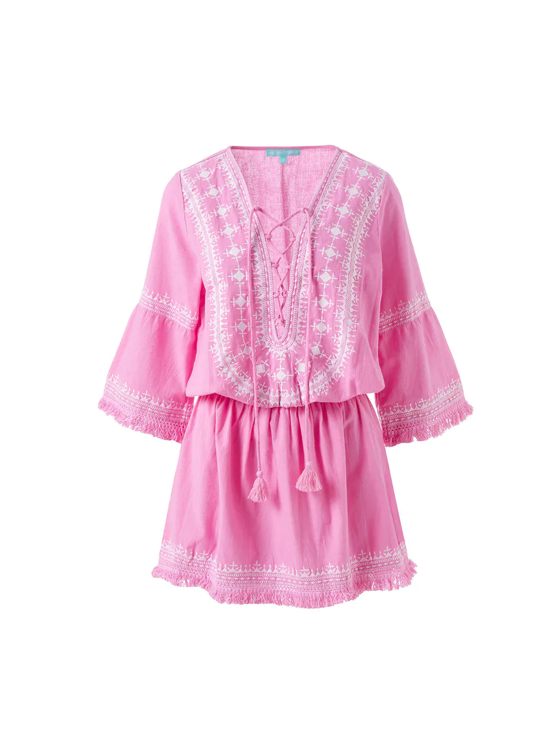 Martina Pink White Dress Cutout 2023  