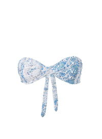 Martinique Serpente Bandeau Padded Twist Bikini Top