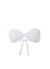 Martinique White Pique Bandeau Padded Twist Bikini Top
