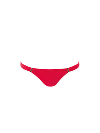 Martinique Red Bandeau Padded Twist Bikini Bottom