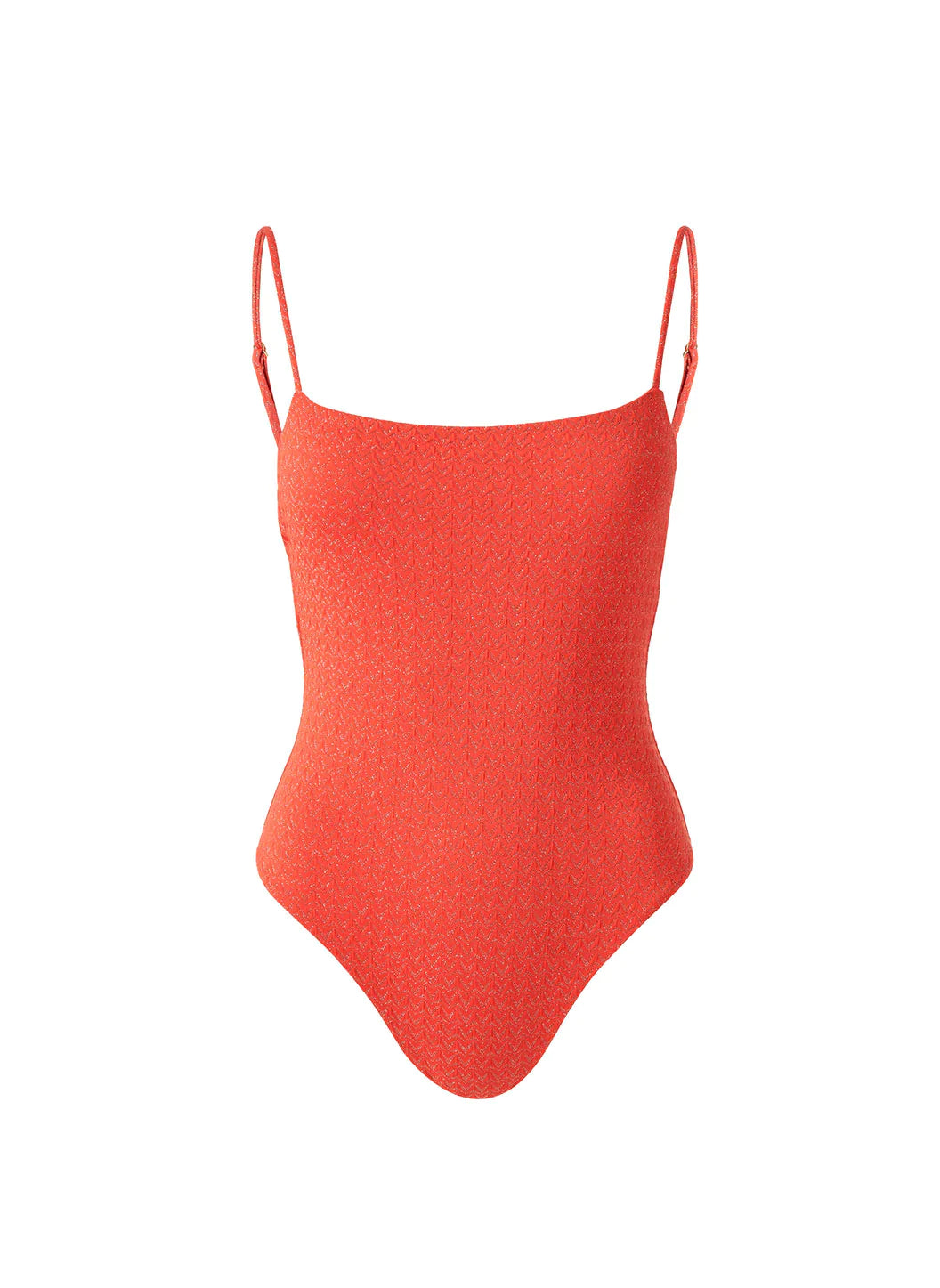 Maui Apricot Zigzag Swimsuit Cutout 2023  