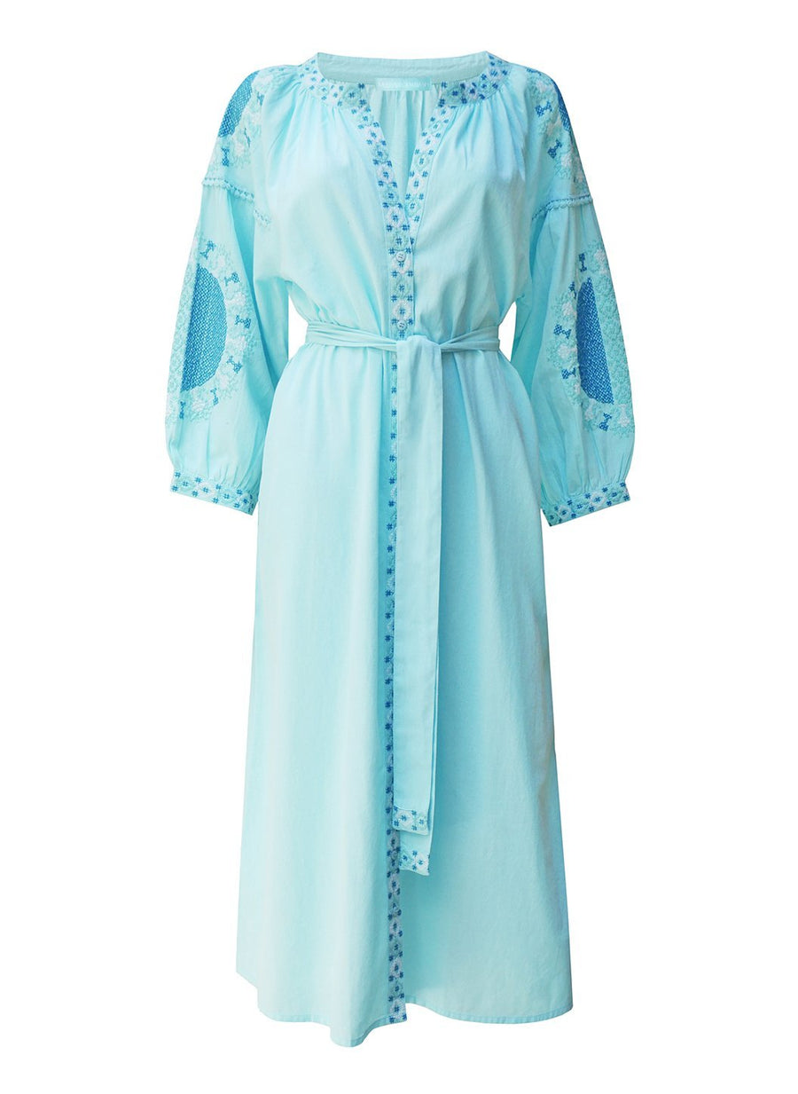 Melanie Sky Kaftan Cutout 