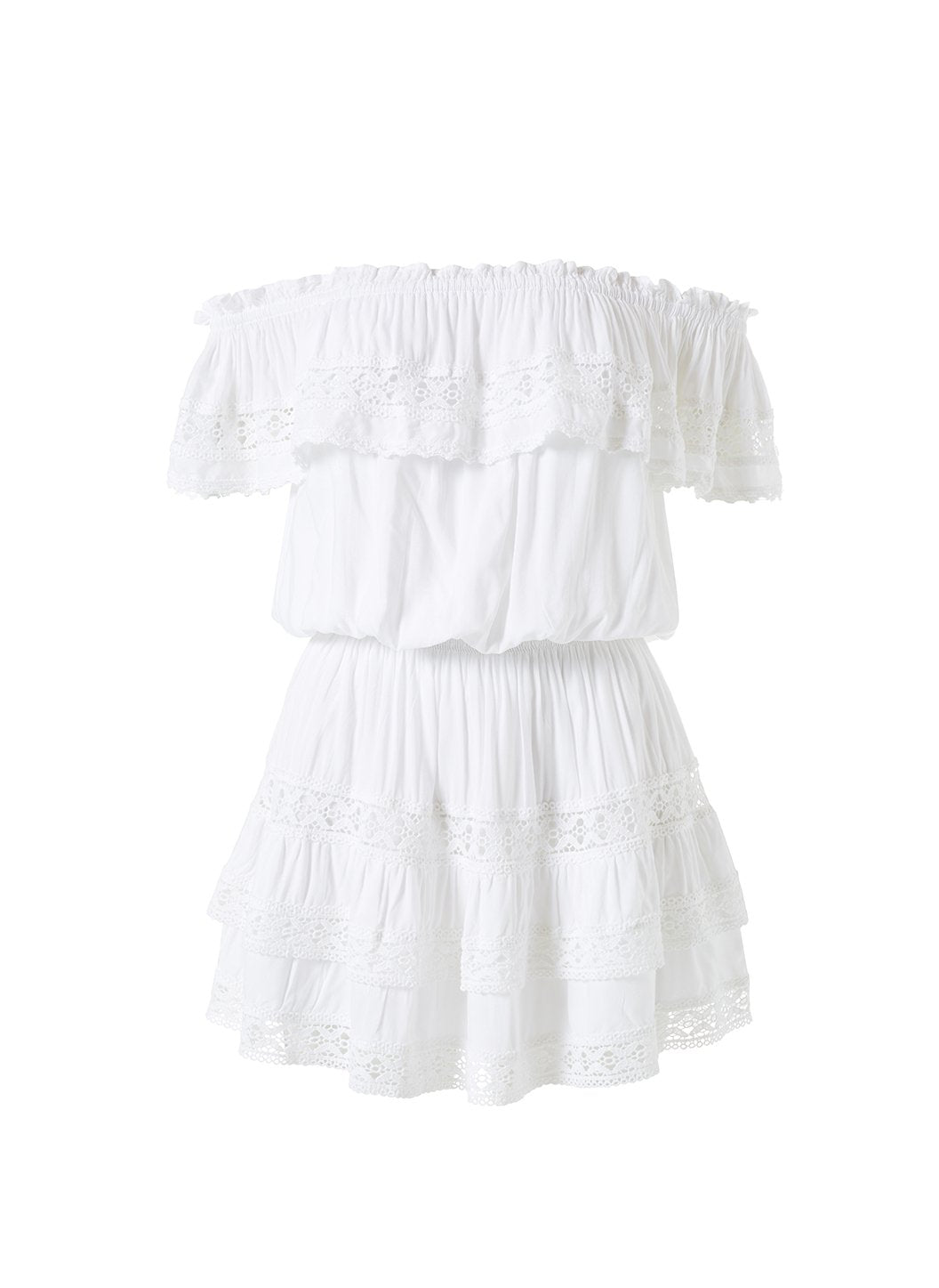 Melody White Dress Cutout 