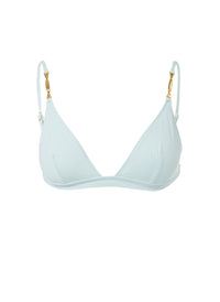 Mexico Mint Bralette Gold Link Bikini Top