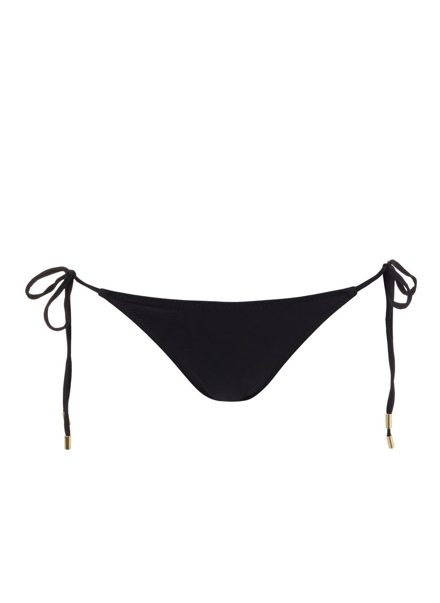 Miami Black Tie Side Bikini Bottom