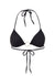 Miami Black Triangle Ring Bikini Top