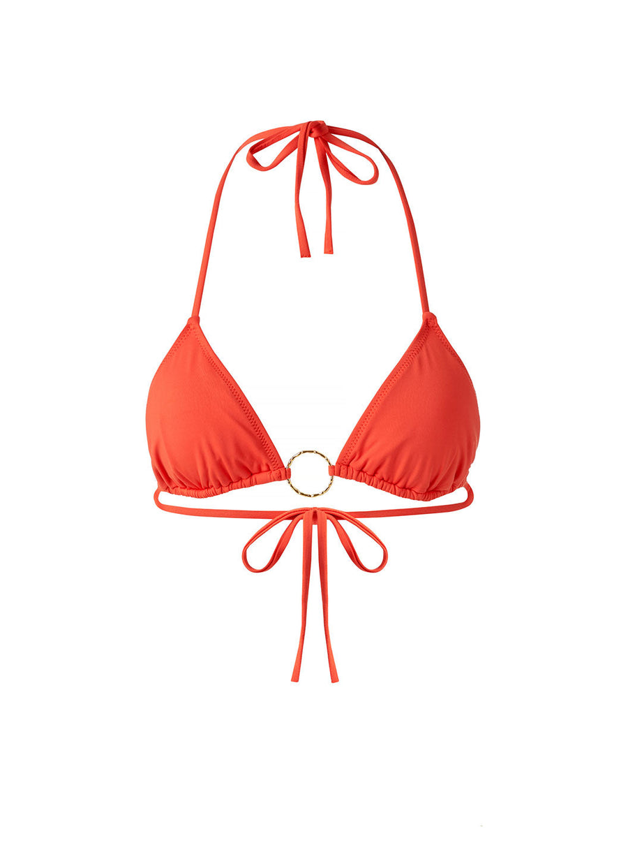 Miami Apricot Bikini Top Cutout 2023  
