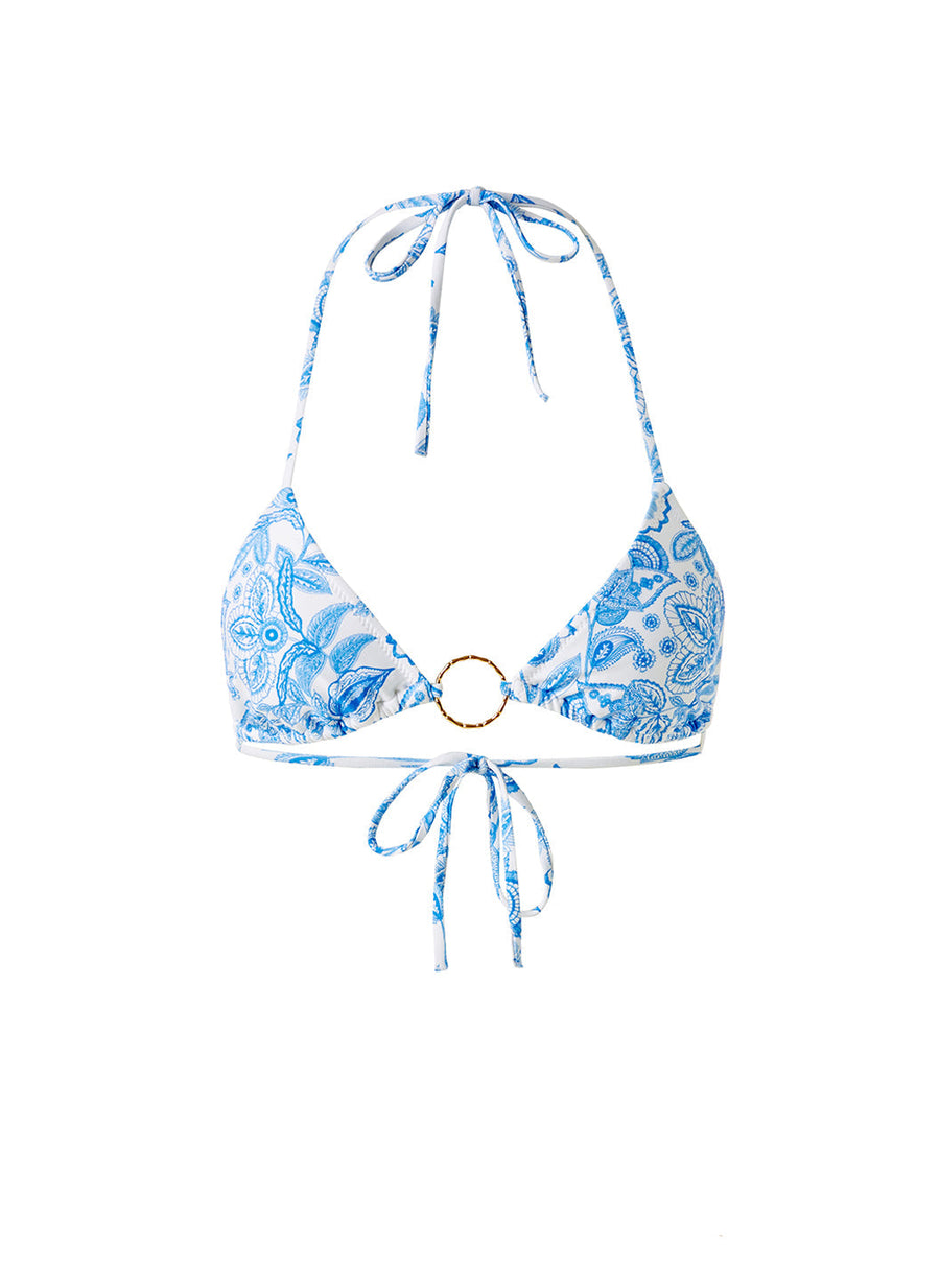 Melissa Odabash Miami Ceramic Triangle Bikini Top | Official Website