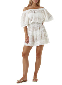 Michelle White Dress Model 2023 F  