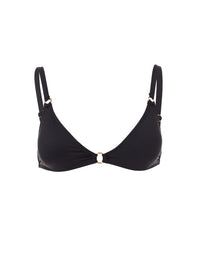 Montenegro Black Bralette Ring Bikini Top