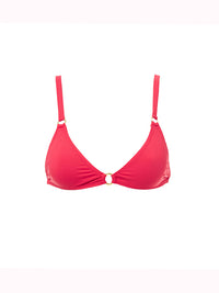 Montenegro Red Bralette Ring Bikini Top