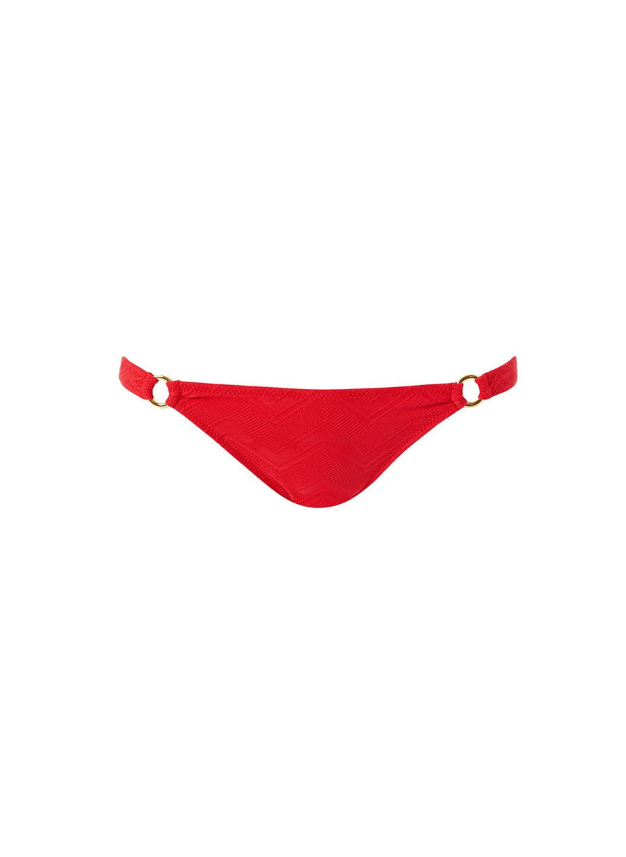 MontenegroÂ Red Zigzag Bikini Bottom