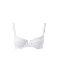 Montreal Waves White Bikini Top CUTOUT