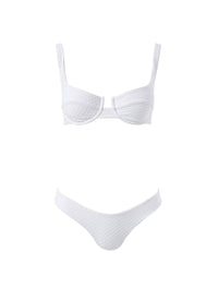 Montreal Waves White Bikini CUTOUT