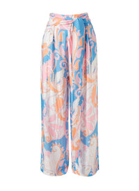 Natasha Baroque Blush Trousers Cutout 
