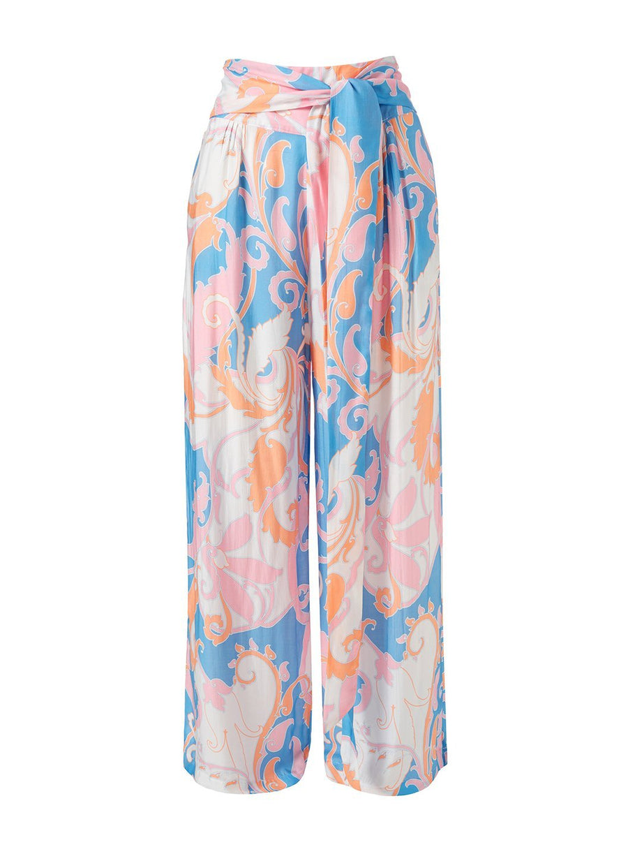 Natasha Baroque Blush Trousers Cutout 
