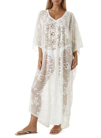 Nicki White Kaftan Model 2023 F  