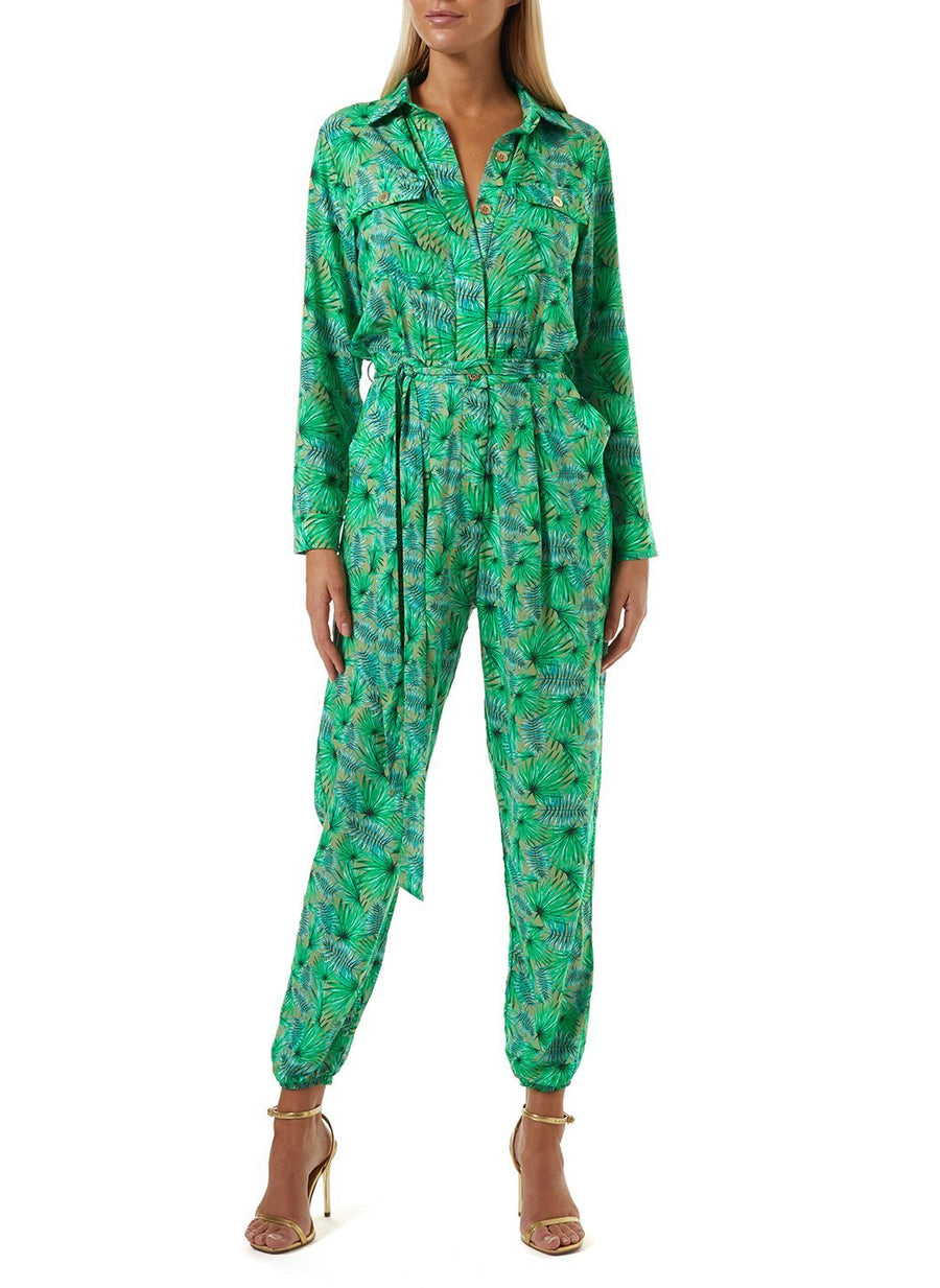 Oriole Fern Jumpsuit Model F