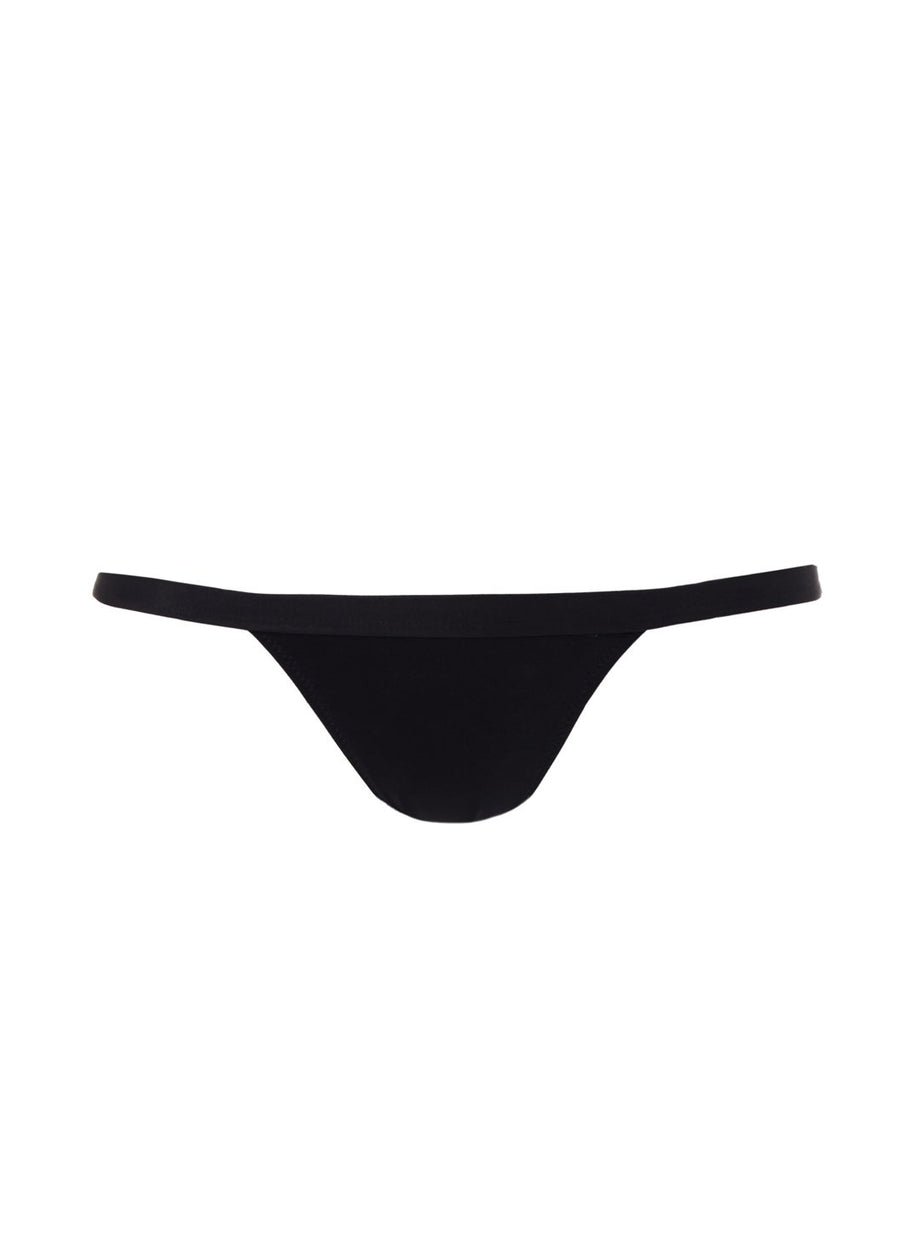 Orlando Black Seamless Band Bikini Bottom