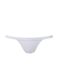 Orlando White Seamless Band Bikini Bottom