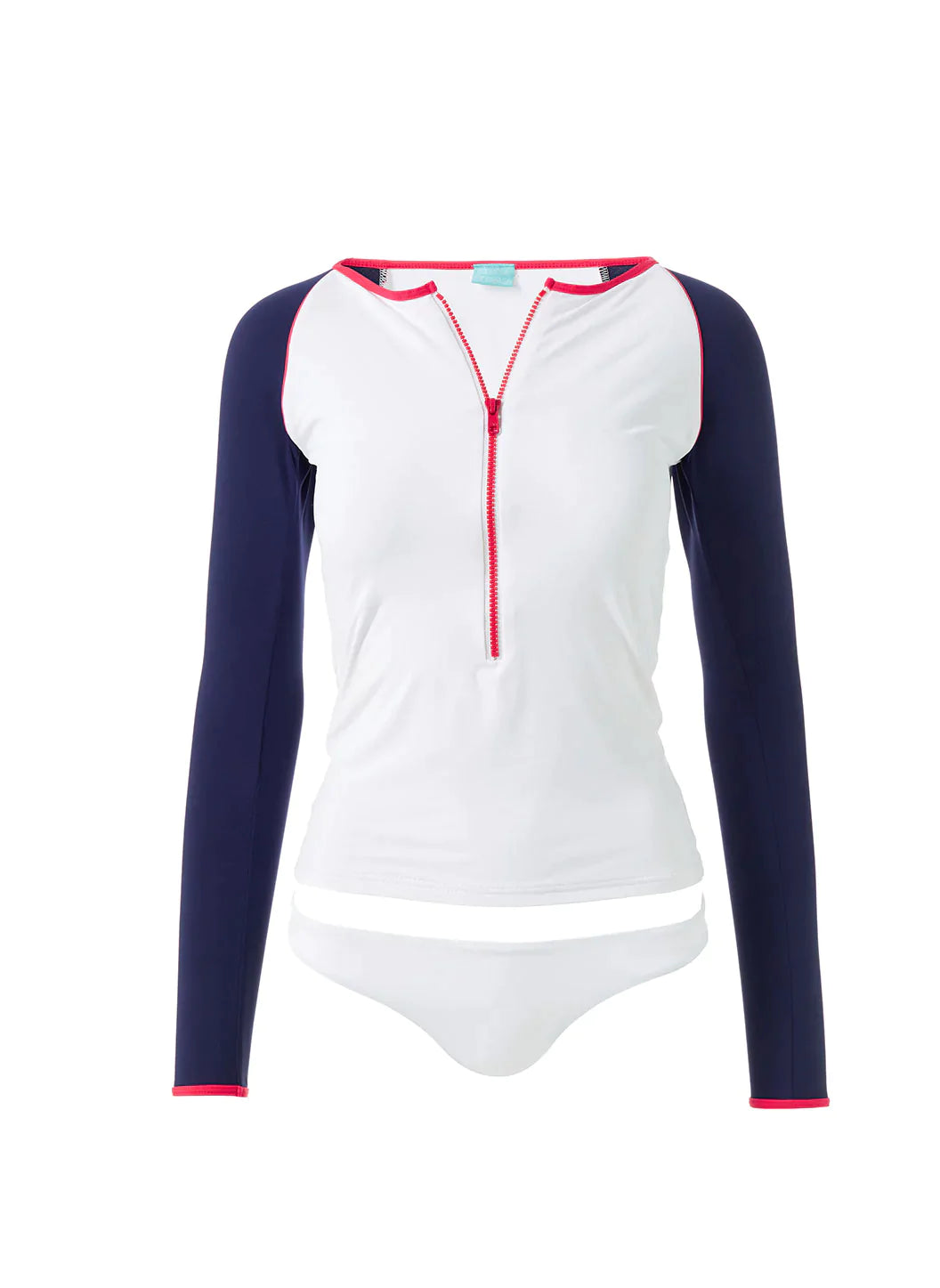 Pacific White Navy Red Bikini Cutout 2023 