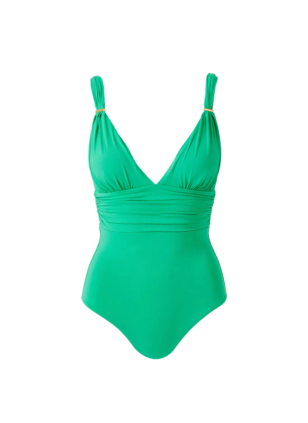 Panarea Green Swimsuit Cutout 2023   