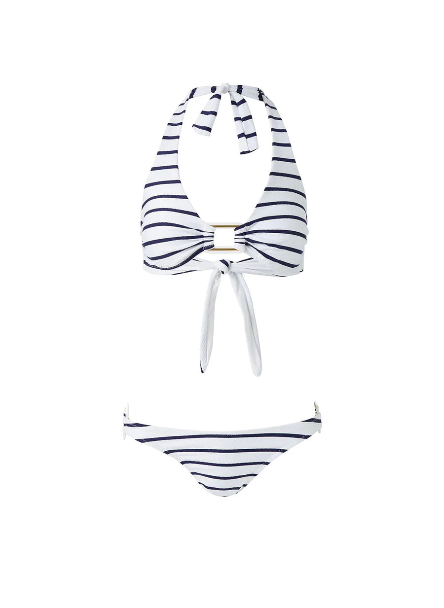 Paris Stripe Bikini Cutout 2023   