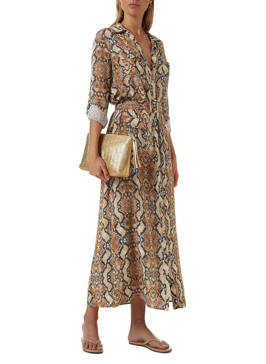 Peggy Snake print Dress